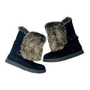 Calistoga Cozy Faux Shearling Lined Boots Size 13